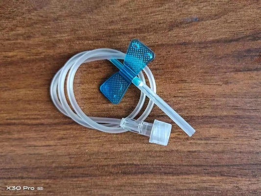 سوزن پروانه ای یکبار مصرف استریل شده بنفش 24 گیج تست خون سوزن پروانه ای