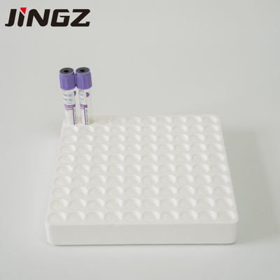 لوله جمع آوری خون شیشه ای پلاستیکی K3 EDTA 2ml-10ml نوع برچسب چسب