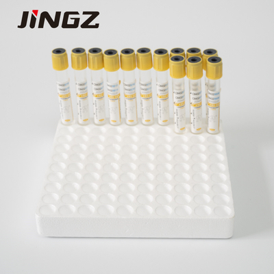 لوله ژل 2-10 میلی لیتری SST Gold Top Tube با تشعشع استریلیزاسیون با فعال کننده لخته