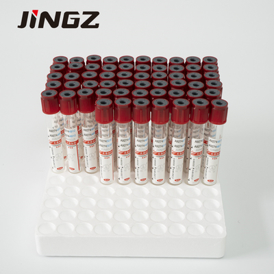 بدون افزودنی لوله خونی قرمز ساده 0.5-10ml