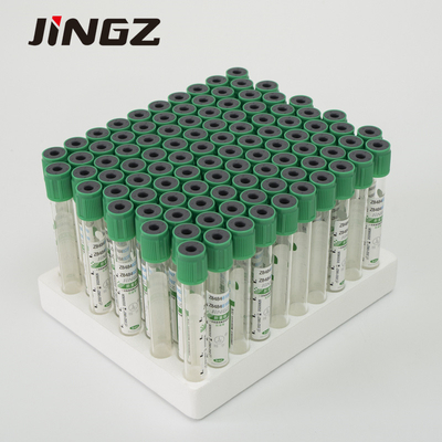 بطری جمع آوری نمونه خون لوله لیتیوم هپارین سبز تیره 2ml-10ml یکبار مصرف