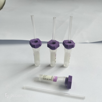 لوله جمع آوری میکرو خون مویرگی EDTA 0.25ml-1ml واکوتاینر کلاهک بنفش