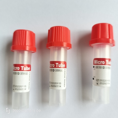 لوله جمع آوری میکرو خون کودکان CE ISO13485 11*45 میلی متر برای بیمار سالمندان