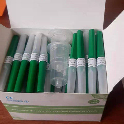 سوزن جمع آوری خون 21G*1 1/2 اینچی چند نمونه سوزن Vacuum