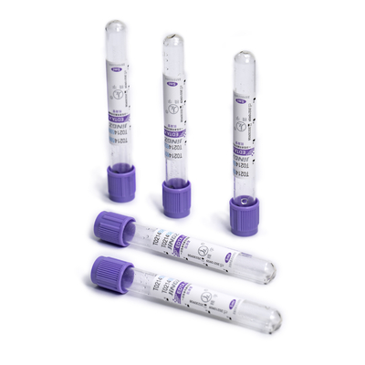 لوله JINGZ 0.5-10ml K2 EDTA برای وکیوم آزمایش خون بر اساس ارتفاع