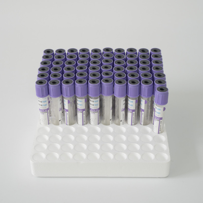 وکیوم پزشکی K3 EDTA ویال Lavender Top Blood Collection Tube علامت ISO13485