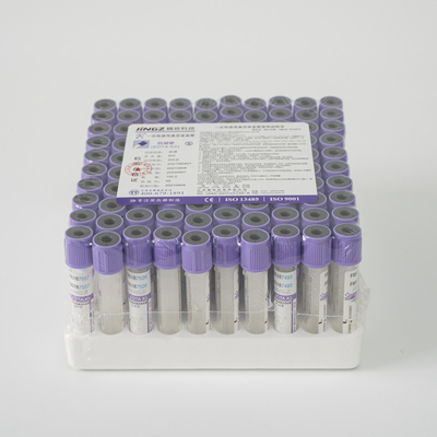 Singel Use 3ml K3 EDTA Blood Collection Tube Vial Purple Blood