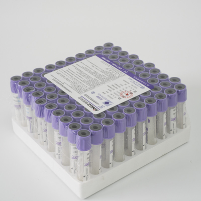 وکیوم پزشکی K3 EDTA ویال Lavender Top Blood Collection Tube علامت ISO13485