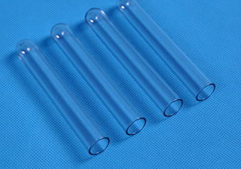 لوله آزمایش خون پزشکی قطعات لوله آزمایش PET 12*75mm 12*100mm