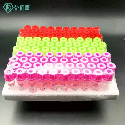 بطری نمونه کوچک مینی ادتا اطفال 8*45 میلی متر PP Edta