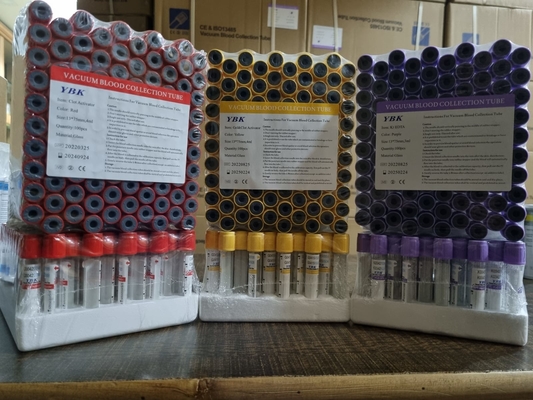 13*75mm Vacuum Blood Sample Tube Tube Edta Tube ژل لوله 1-10ml