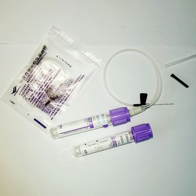 K3 EDTA Blood Collection Tube 100pcs/Rack Vacuum Tube ماندگاری 12-24 ماه