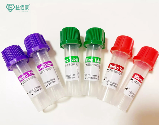 YBK or OEM Micro Blood Collection Tube with Gel And Clot Activator Size 1.8ml 2.7ml 3.6ml