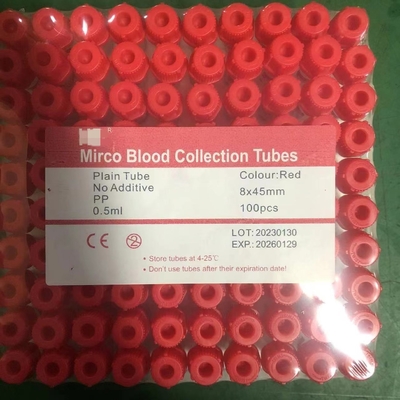 30 بسته در هر کارتن 0.5 میلی لیتر / 1.5 میلی لیتر لوله پلی پروپیلن میکروژل برای بسته بندی
