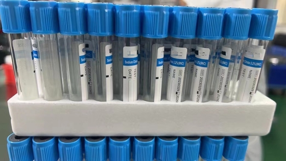 OEM 100pcs/Rack Blood Test Bettle فعال کننده لخته اعتیادآور/سیترات سدیم/هپارین/فلوراید