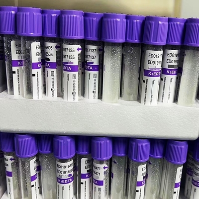 وکیوم EDTA Blood Sample Tube 12/18 Racks در هر کارتن 3.2mg/ml افزودنی