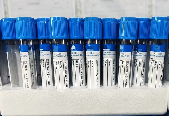سیترات سدیم 9NC لوله پلاستیکی / شیشه ای 0.25-10 میلی لیتری استریل / جاروبرقی غیر استریل