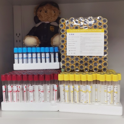 OEM 100pcs/Rack Blood Test Bettle فعال کننده لخته اعتیادآور/سیترات سدیم/هپارین/فلوراید