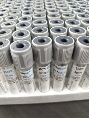 لوله گلوکز کلاه خاکستری 2ml-10ml برای لوله خلاء برای جمع آوری خون پزشکی