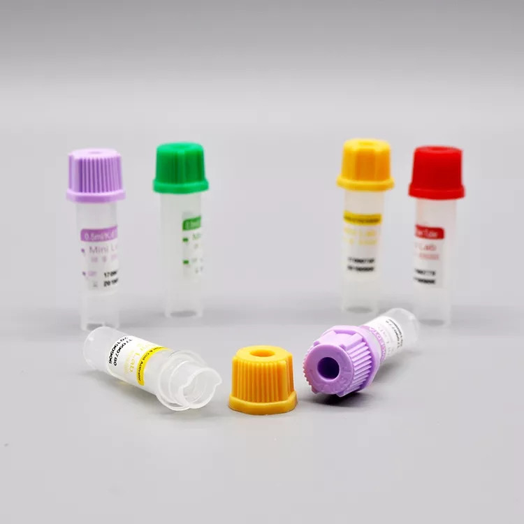 استفاده کودکان از لوله های میکرو EDTA 0.5 میلی متری 8*45 میلی متری بدون خلاء برای بیمارستان