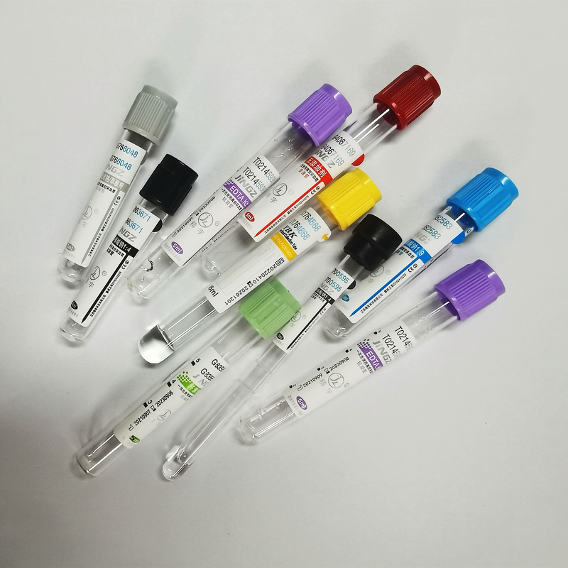 لوله JINGZ 0.5-10ml K2 EDTA برای وکیوم آزمایش خون بر اساس ارتفاع