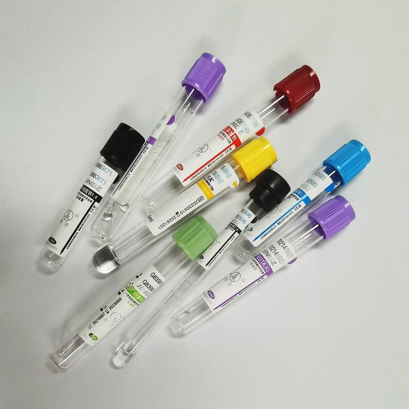 لوله JINGZ 0.5-10ml K2 EDTA برای وکیوم آزمایش خون بر اساس ارتفاع